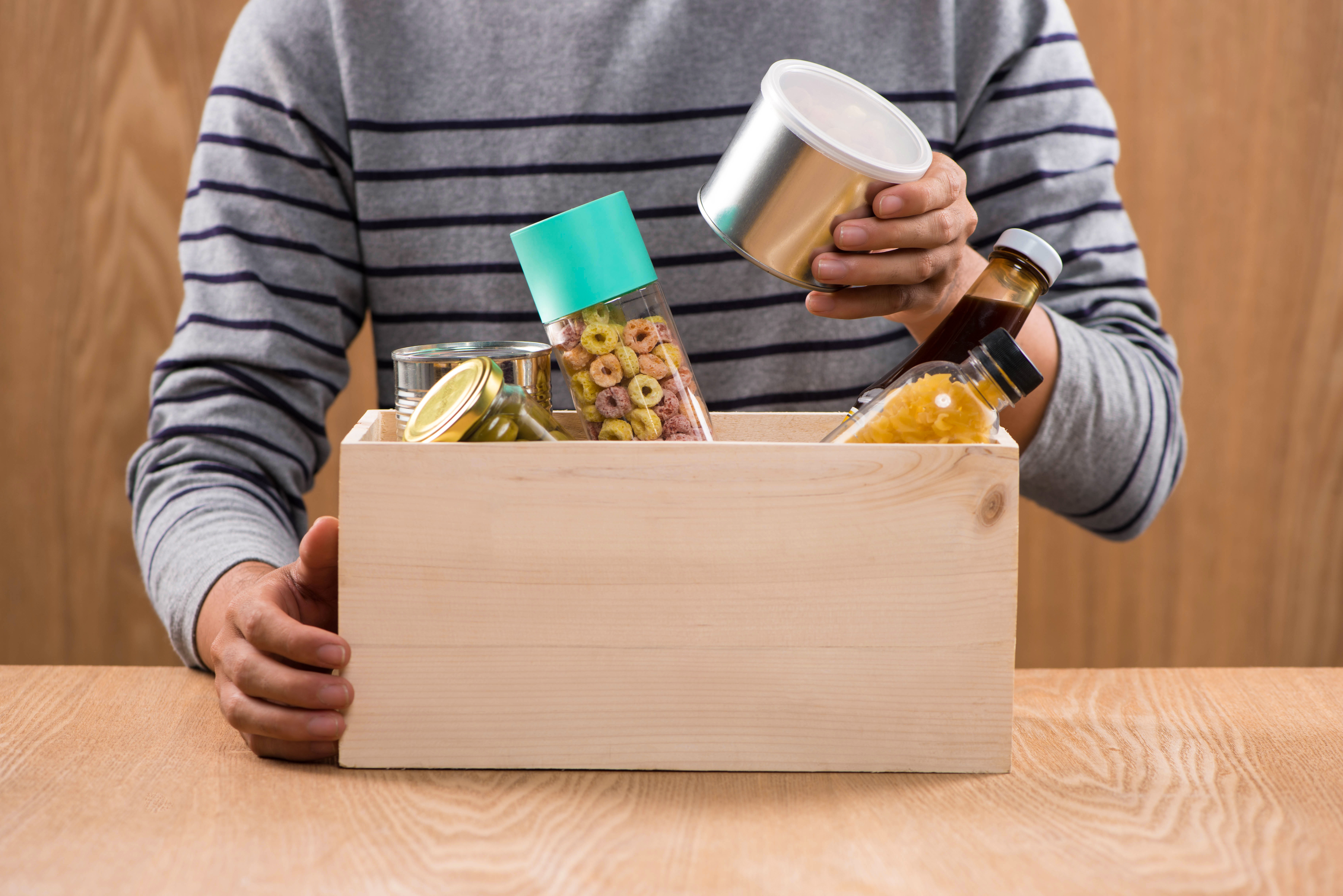 food donation box