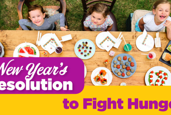 Commit to the fight against childhood hunger. These New Year’s resolution ideas can provide benefits both to you and your local community.