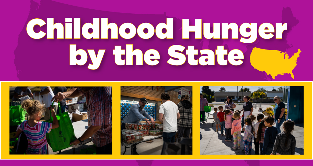Childhood hunger is nationwide, but not all states are experiencing the same volume. In this blog we explore childhood hunger by the state.