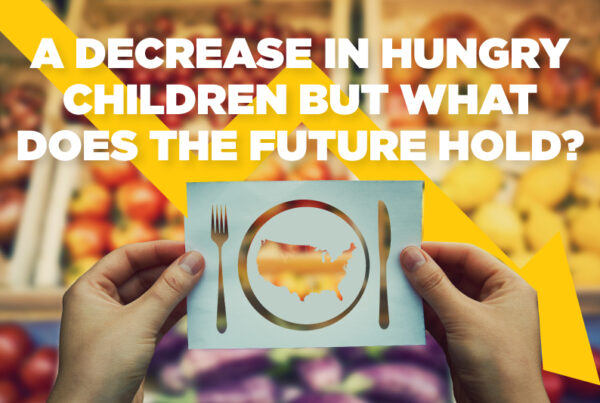 Thanks to the ongoing efforts of many in the United States there is a decrease in hungry children reaching a two-decade low.