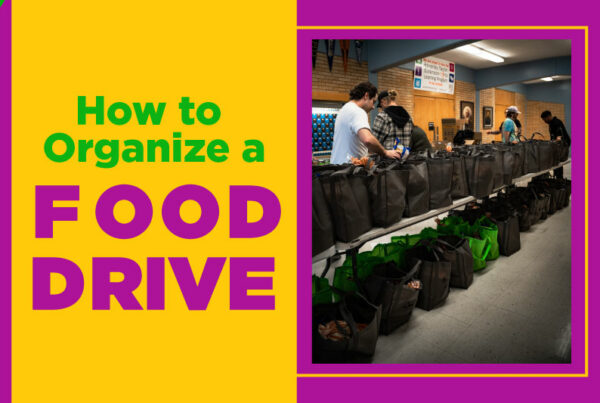 Organizing a food drive helps feed food-insecure people in your area. Following these steps can help you organize a food drive.